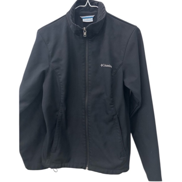 Columbia Jackets & Blazers - Columbia Classic Black Softshell Fleece Lined Jacket Womens M